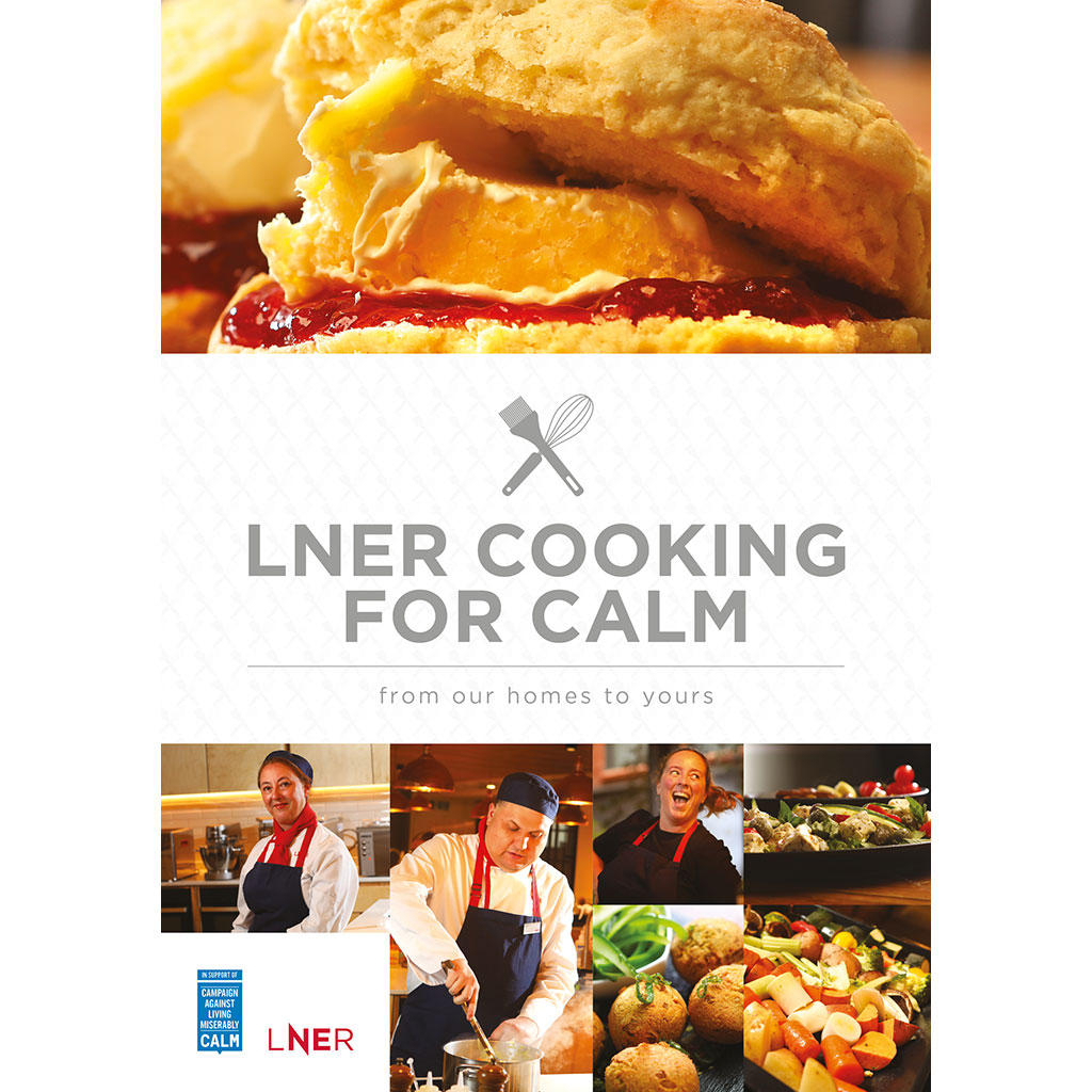 LNER Cooking for CALM cookbook